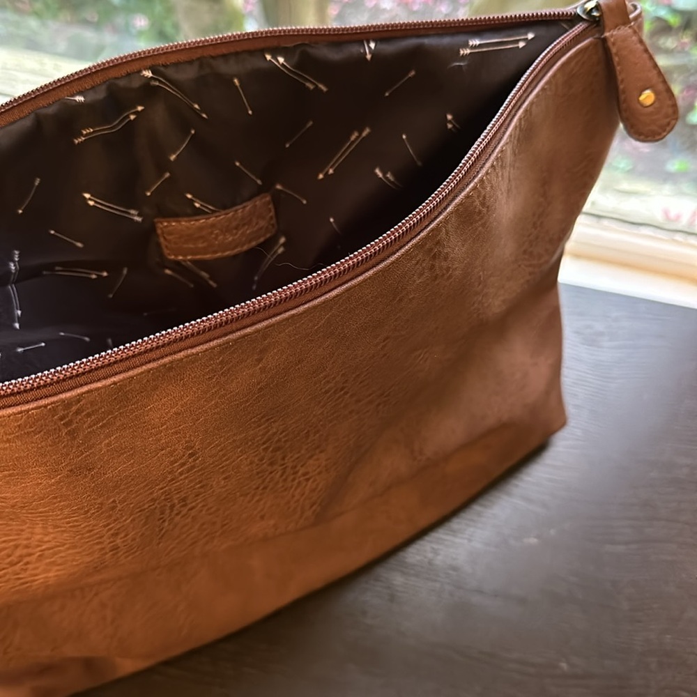 Free People vegan leather pouch